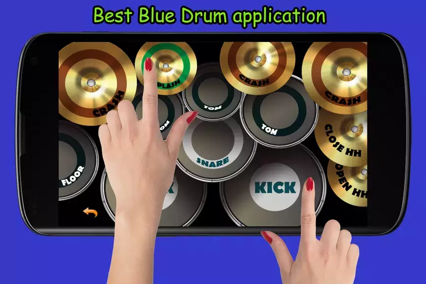 Blue Drum - Piano Ekran Görüntüsü 2