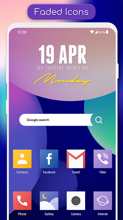 Faded - Icon Pack Zrzut ekranu 0