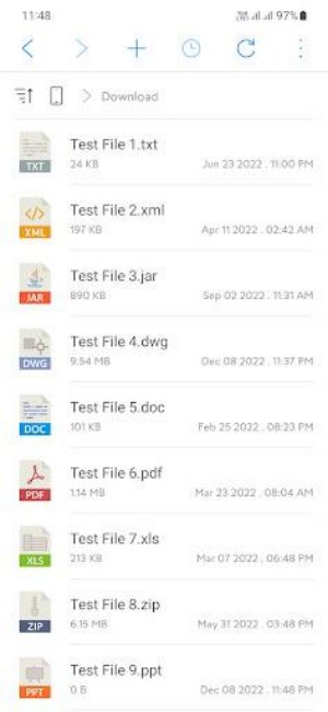 SD Card Manager For Android Captura de pantalla 1