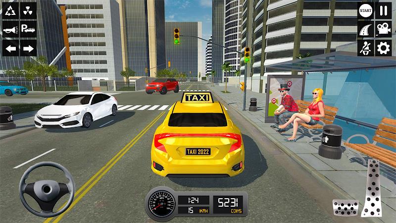 Taxi Simulator 3d Taxi Sim Zrzut ekranu 1