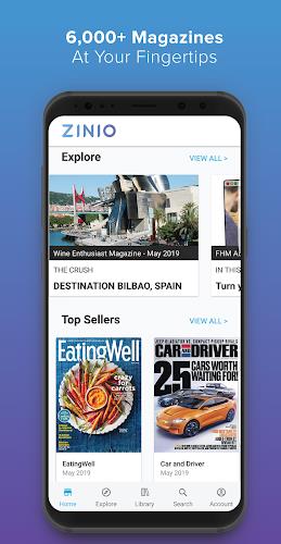 ZINIO - Magazine Newsstand Schermafbeelding 0