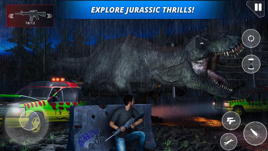 Jurassic Zoo Dinosaur Hunting Capture d'écran 0