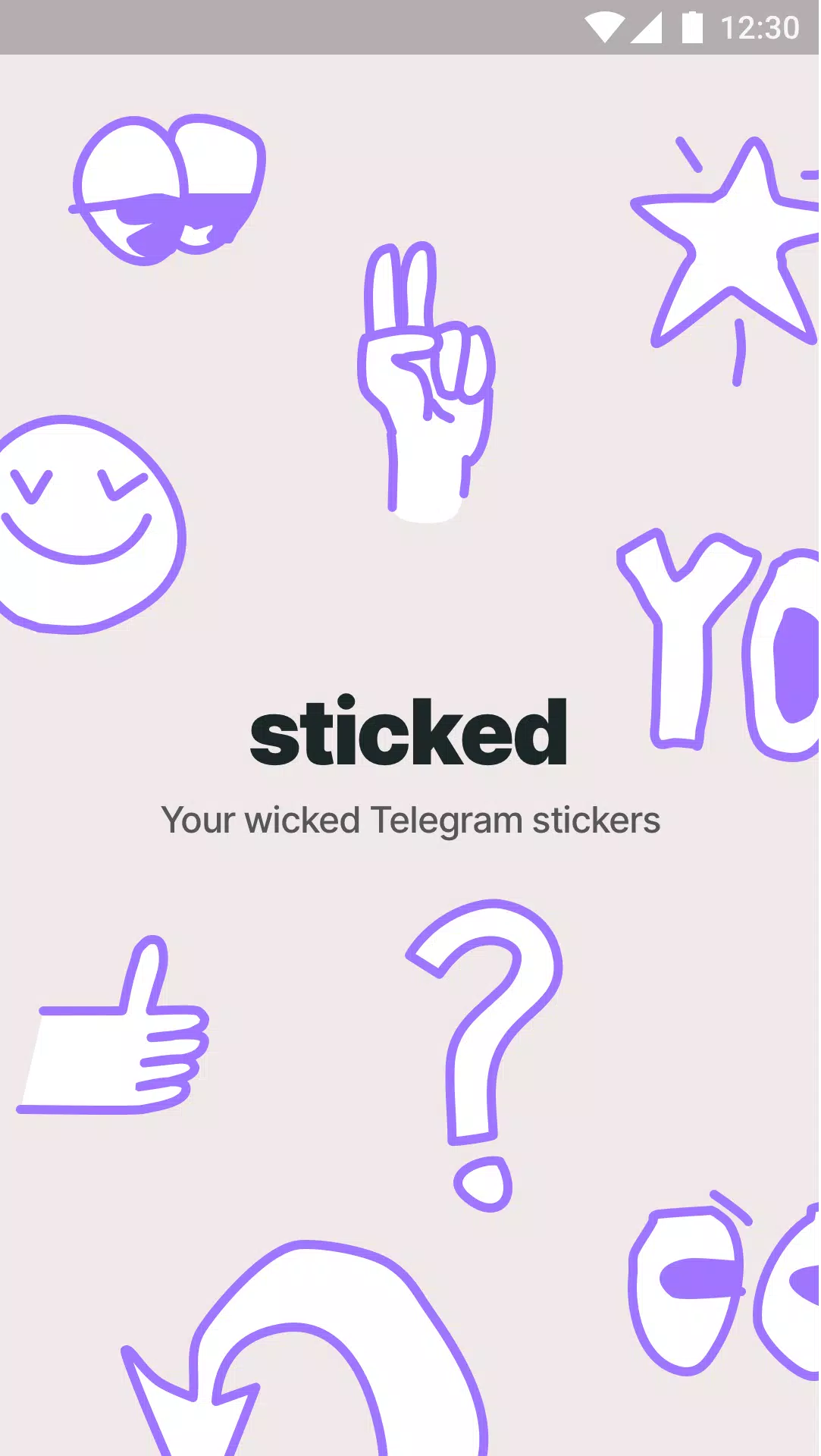 Sticked - Telegram stickers スクリーンショット 0