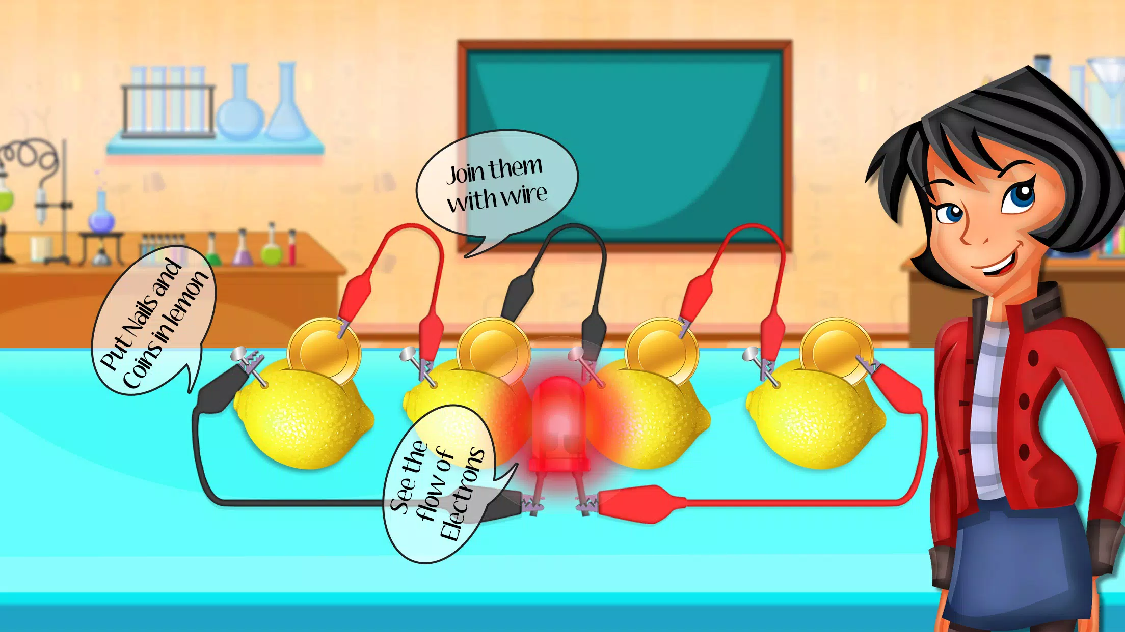 Girls High School Science Lab Screenshot 1