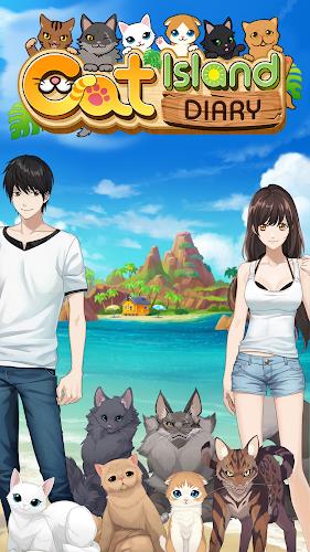 Cat Island Diary~Happy Match 3 Скриншот 0