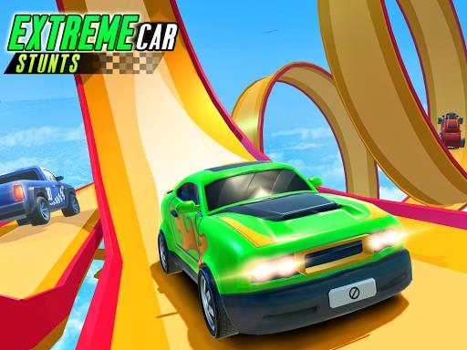 Mega Ramp Car Stunt-Car Racing Captura de pantalla 2