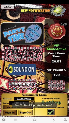 PartyTime Arena UK Slot Tangkapan skrin 0