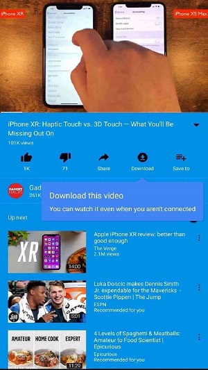 Youtube Biru apk für Android