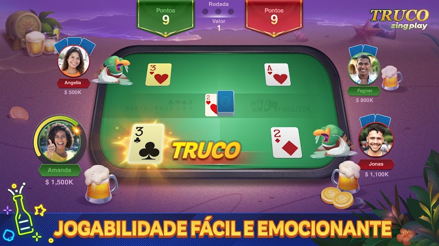 Truco ZingPlay: Jogo de cartas Tangkapan skrin 1