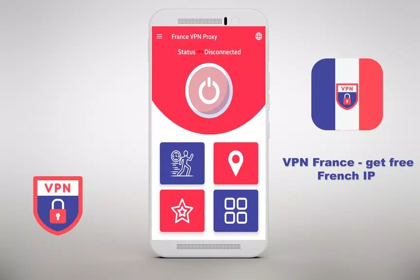 VPN Free - get free French IP Security  ⭐️⭐️⭐️⭐️⭐️ Ảnh chụp màn hình 2