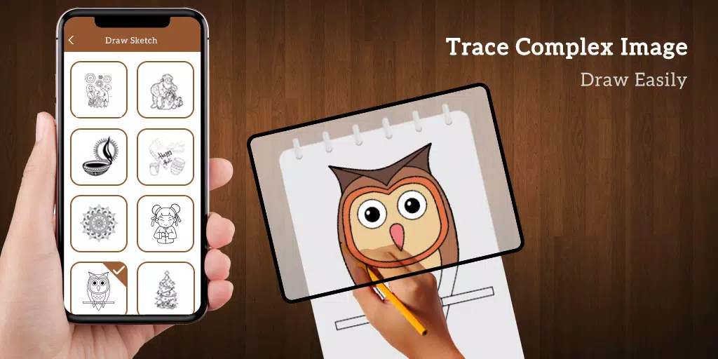 Draw Sketch - Copy Trace Draw Ekran Görüntüsü 1