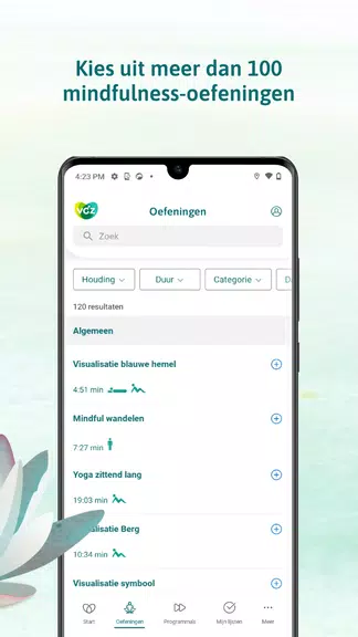 VGZ Mindfulness Coach Captura de pantalla 1