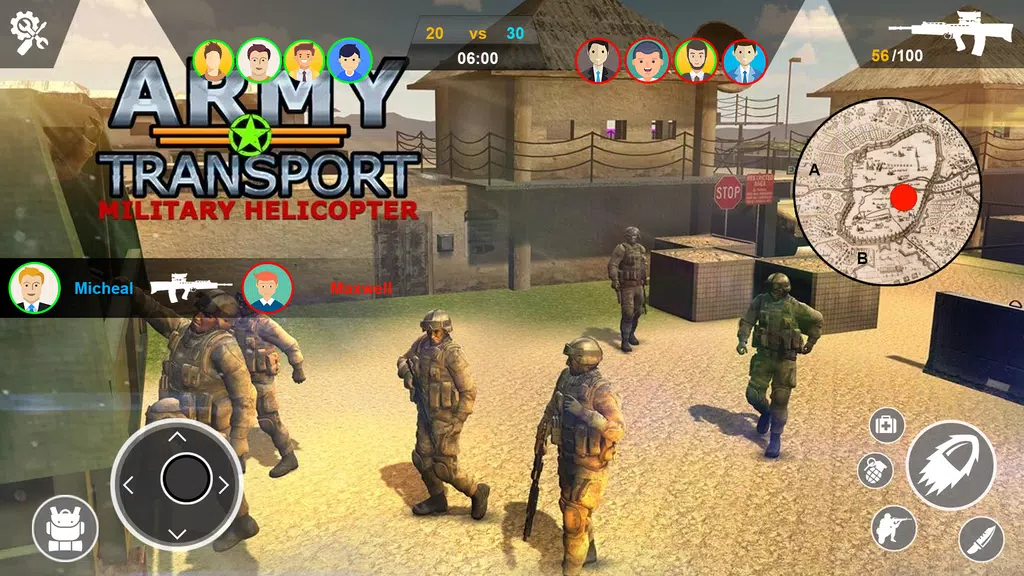 Army Transport Helicopter Game स्क्रीनशॉट 0