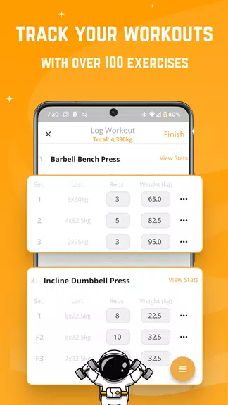 Stronger - Workout Gym Tracker スクリーンショット 0