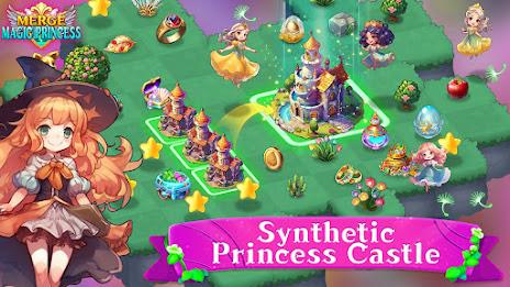 Merge Magic Princess: Tap Game Скриншот 1