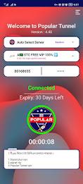 Popular Tunnel VPN স্ক্রিনশট 1