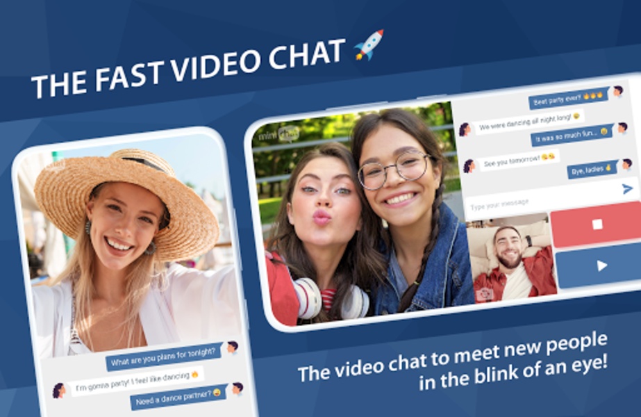 Minichat – The Fast Video Chat Ảnh chụp màn hình 0