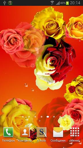 Roses live wallpaper Ảnh chụp màn hình 2