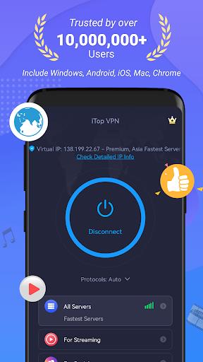 iTop VPN: Proxy & Game Booster स्क्रीनशॉट 2