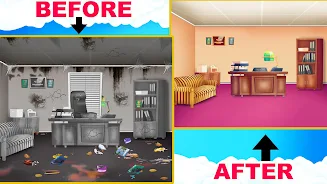 School Cleanup - Cleaning Game स्क्रीनशॉट 1