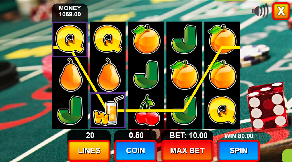 Fruit Summer Slots Machine Скриншот 2