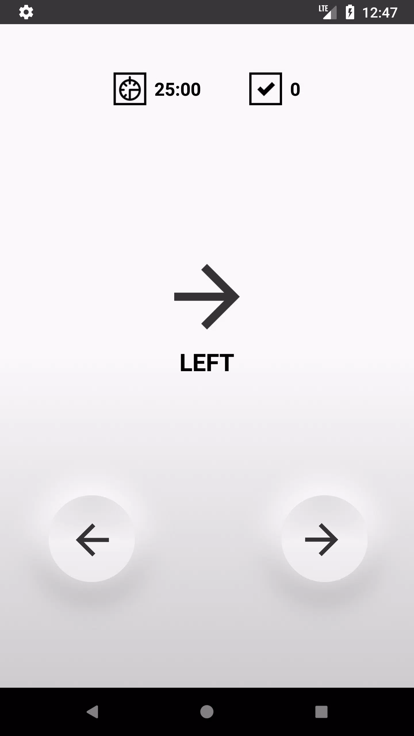 Left/Right - Brain Challenge Screenshot 1