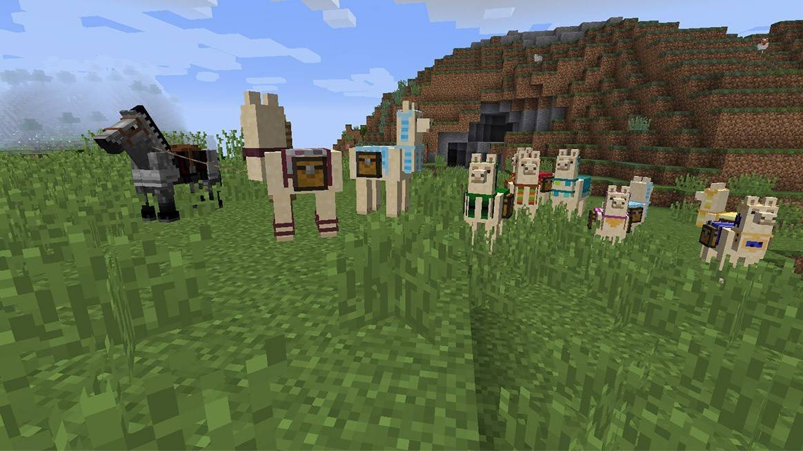 Llamas ใน Minecraft