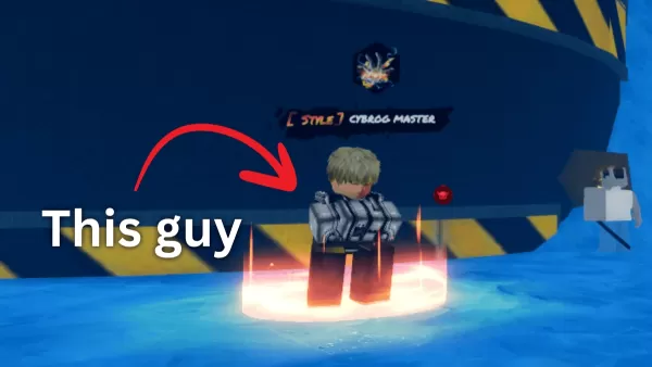 NPC Mentor Ciborgue em Universal Piece