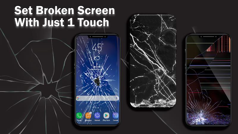 Broken Screen 4K Pranks Funny Ekran Görüntüsü 0