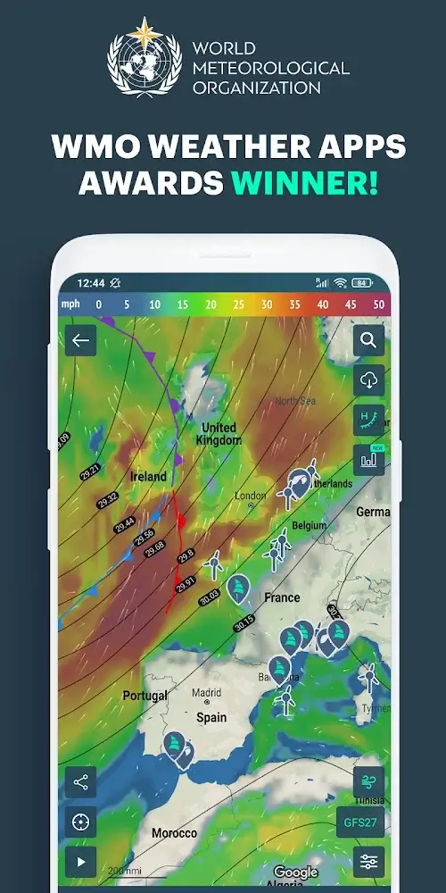 Schermata Windy.app 0