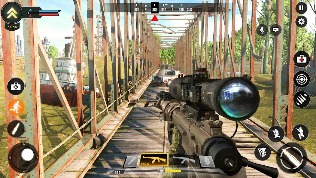 Sniper Game: Shooting Gun Game Mod ภาพหน้าจอ 0