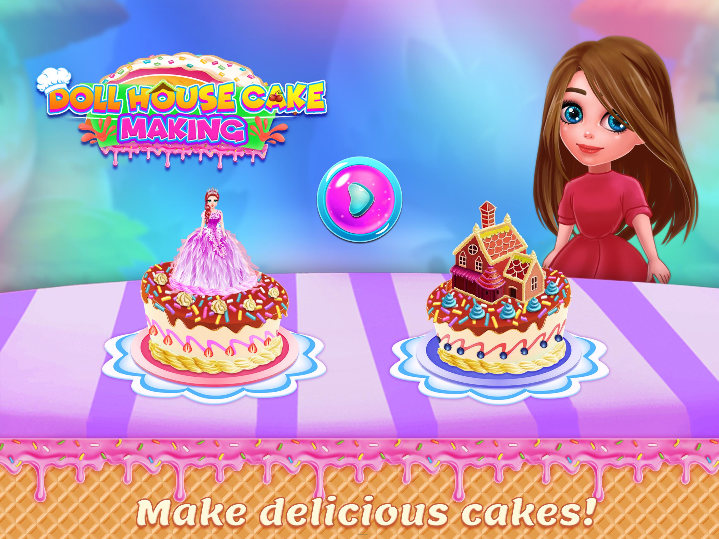 Doll House Cake Maker Game スクリーンショット 2