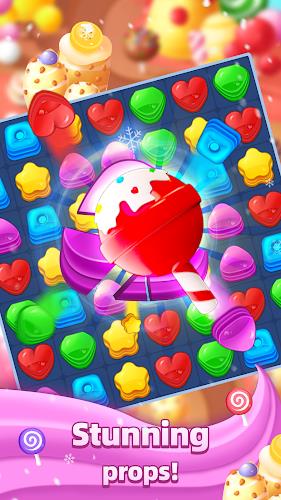 Sweet Candy Cat Puzzle Game Captura de tela 1