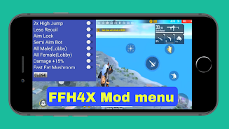 ffh4x mod menu for f fire スクリーンショット 1