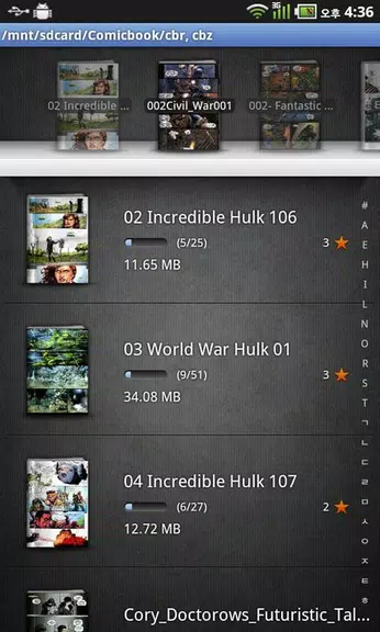 Simple Comic Viewer Captura de pantalla 1