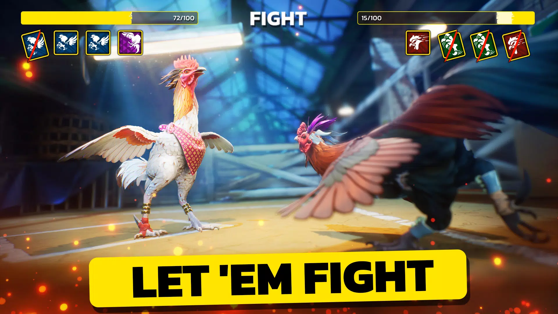 Rooster Fights ဖန်သားပြင်ဓာတ်ပုံ 0