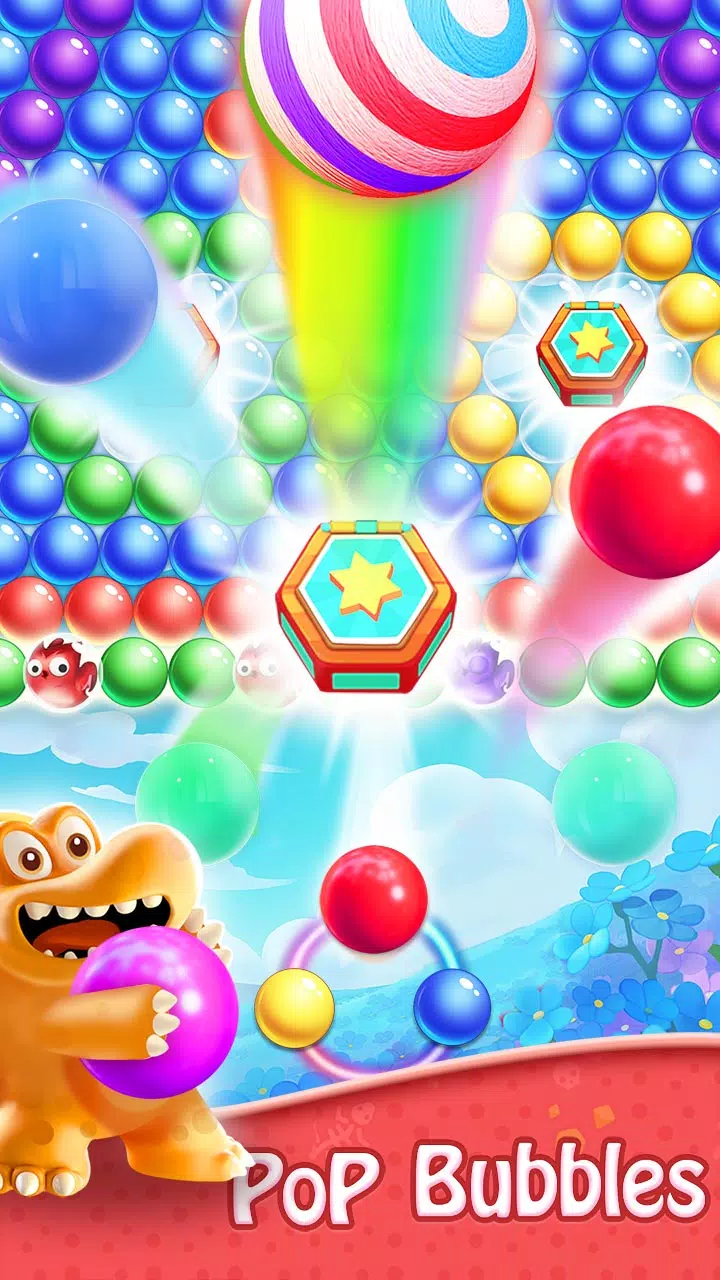 Bubble Shooter - Dino Match 스크린샷 1