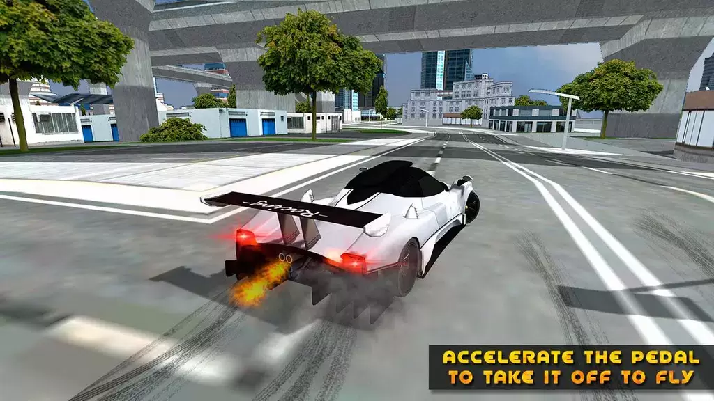 Flying Car Game driving ภาพหน้าจอ 3