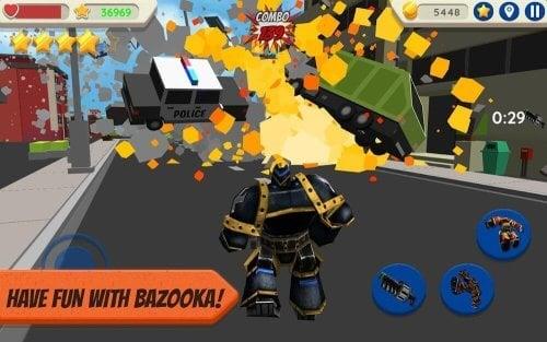 Robot Hero: City Simulator 3D স্ক্রিনশট 2