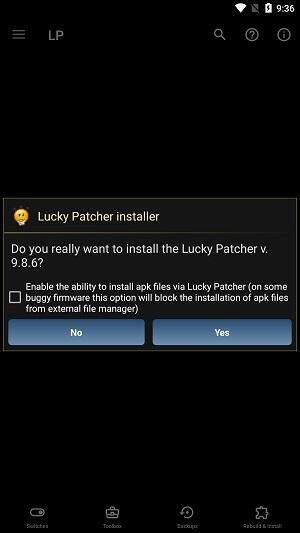 Lucky Patcher 스크린샷 0