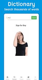 Sign Language ASL Pocket Sign Captura de pantalla 2