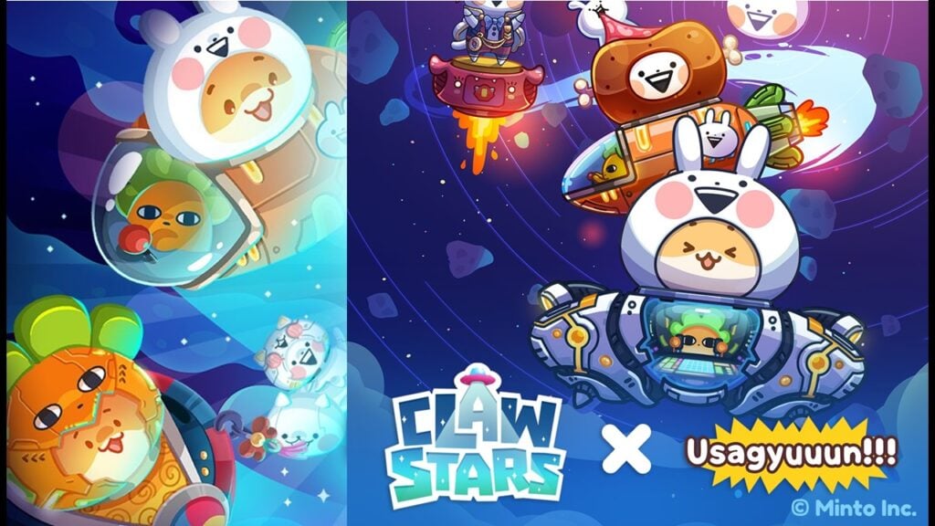 Claw Stars x Usagyuuun Crossover ယနေ့ ကျဆင်းသွားသည့်အတိုင်း Fluffy Space Odyssey ဖြစ်သည်။