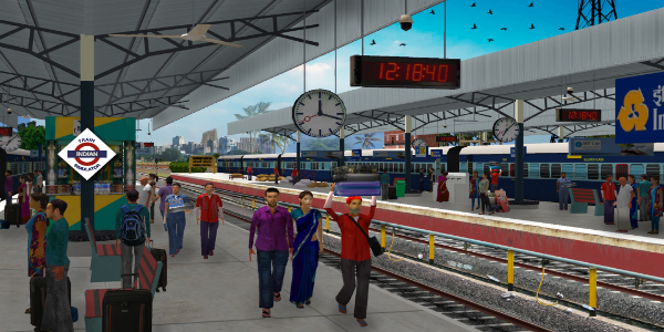 Indian Train Simulator: Game ภาพหน้าจอ 0