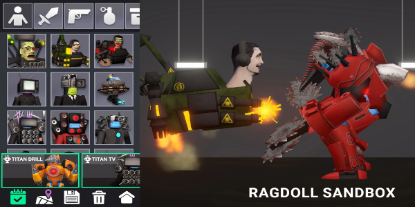 Last Play: ragdoll sandbox Tangkapan skrin 1