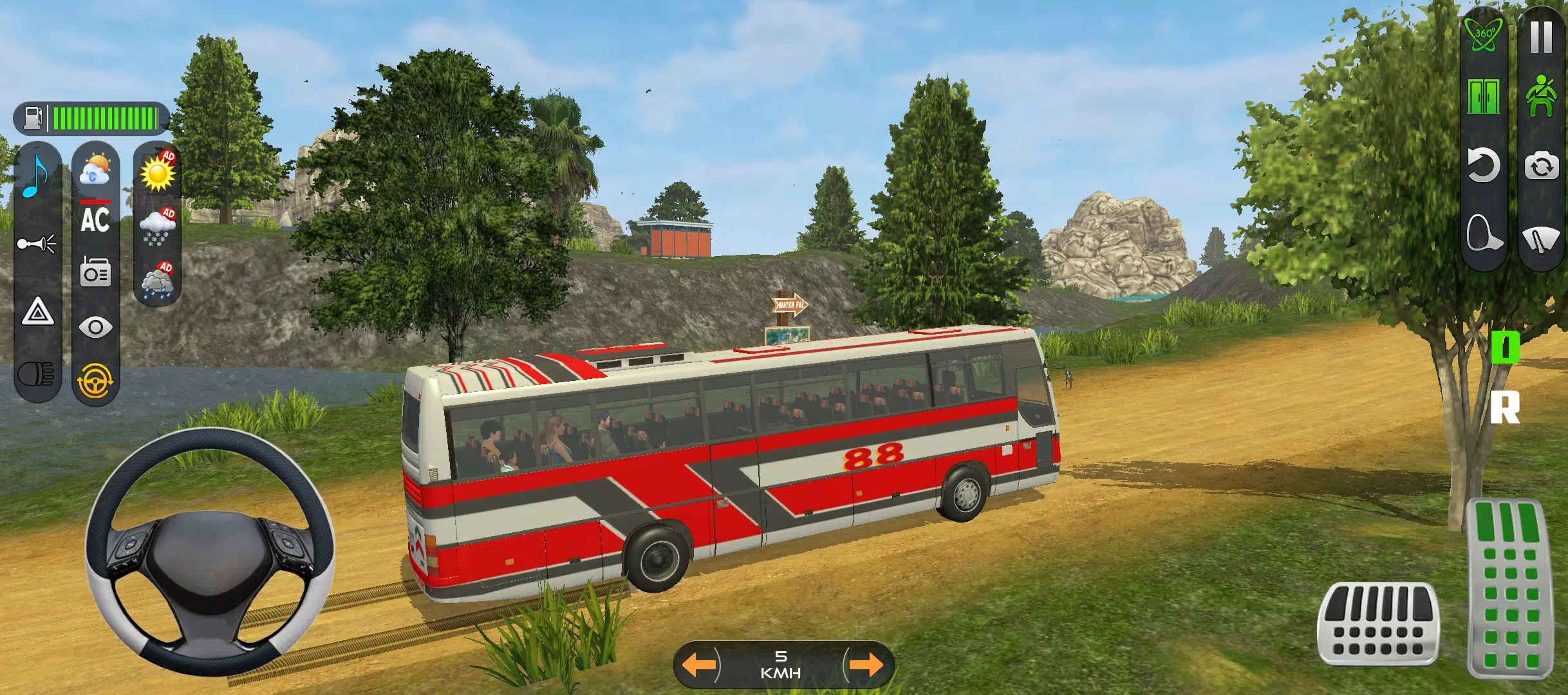 Offroad Bus: Coach Bus Driving Скриншот 2