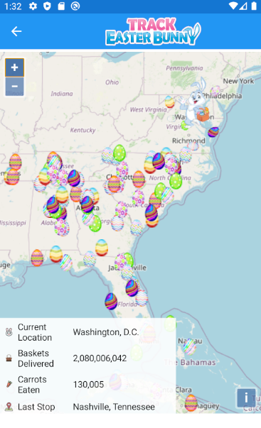 The Easter Bunny Tracker Capture d'écran 2