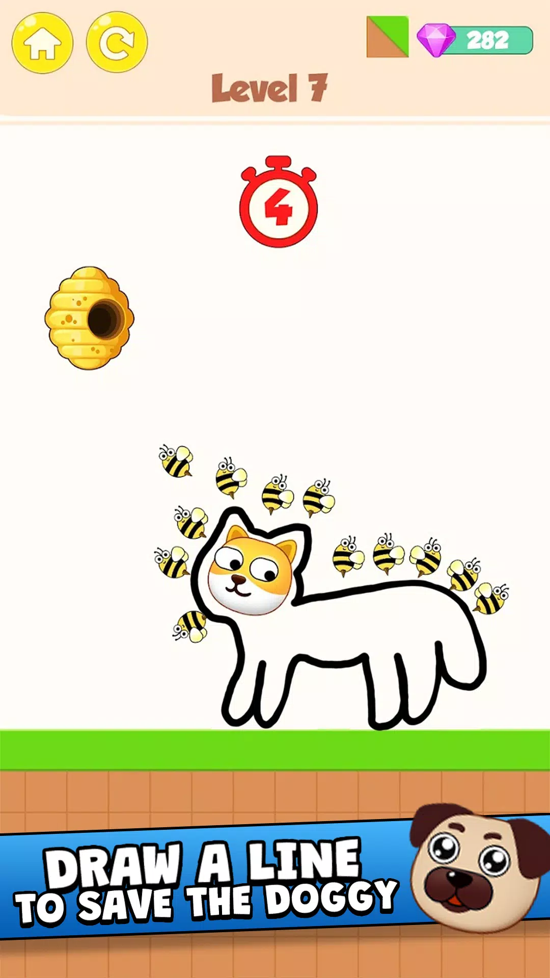 Save the Dog - Draw to Save Скриншот 1