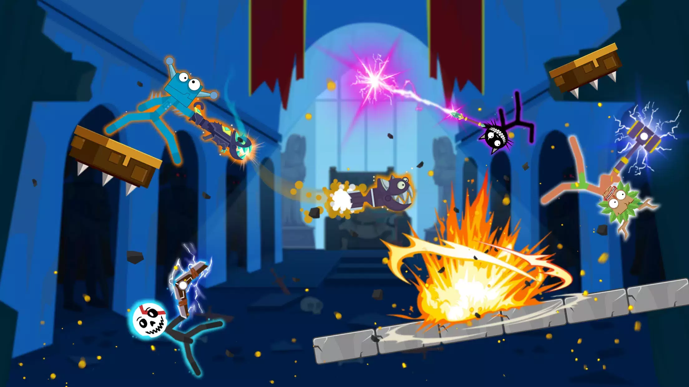 Supreme Brawl Stick Fight Game Screenshot 0