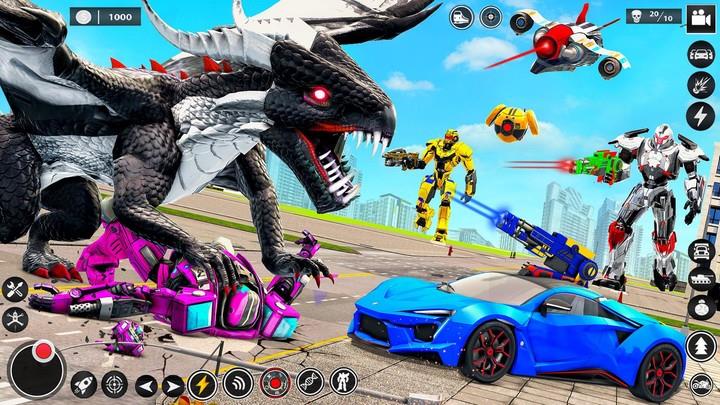 Dragon Robot Car Transform Screenshot 1