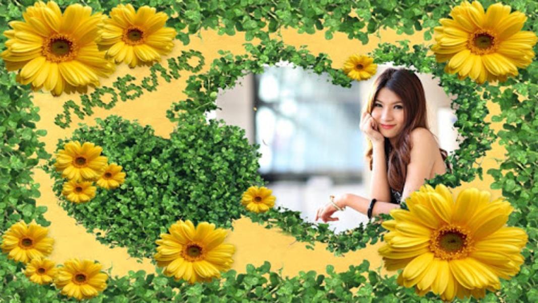 beauty flower photo frames Скриншот 0